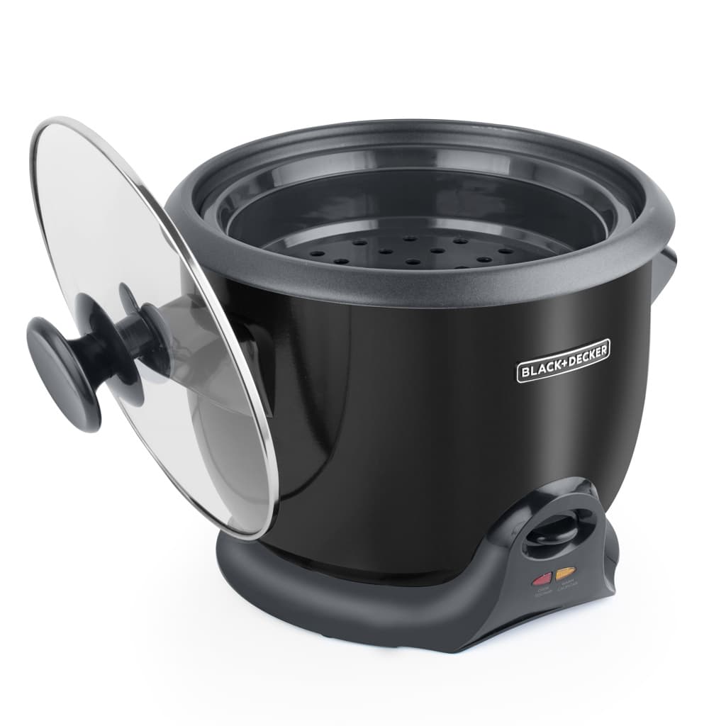 Black + Decker olla arrocera 20 tz cocidas negra