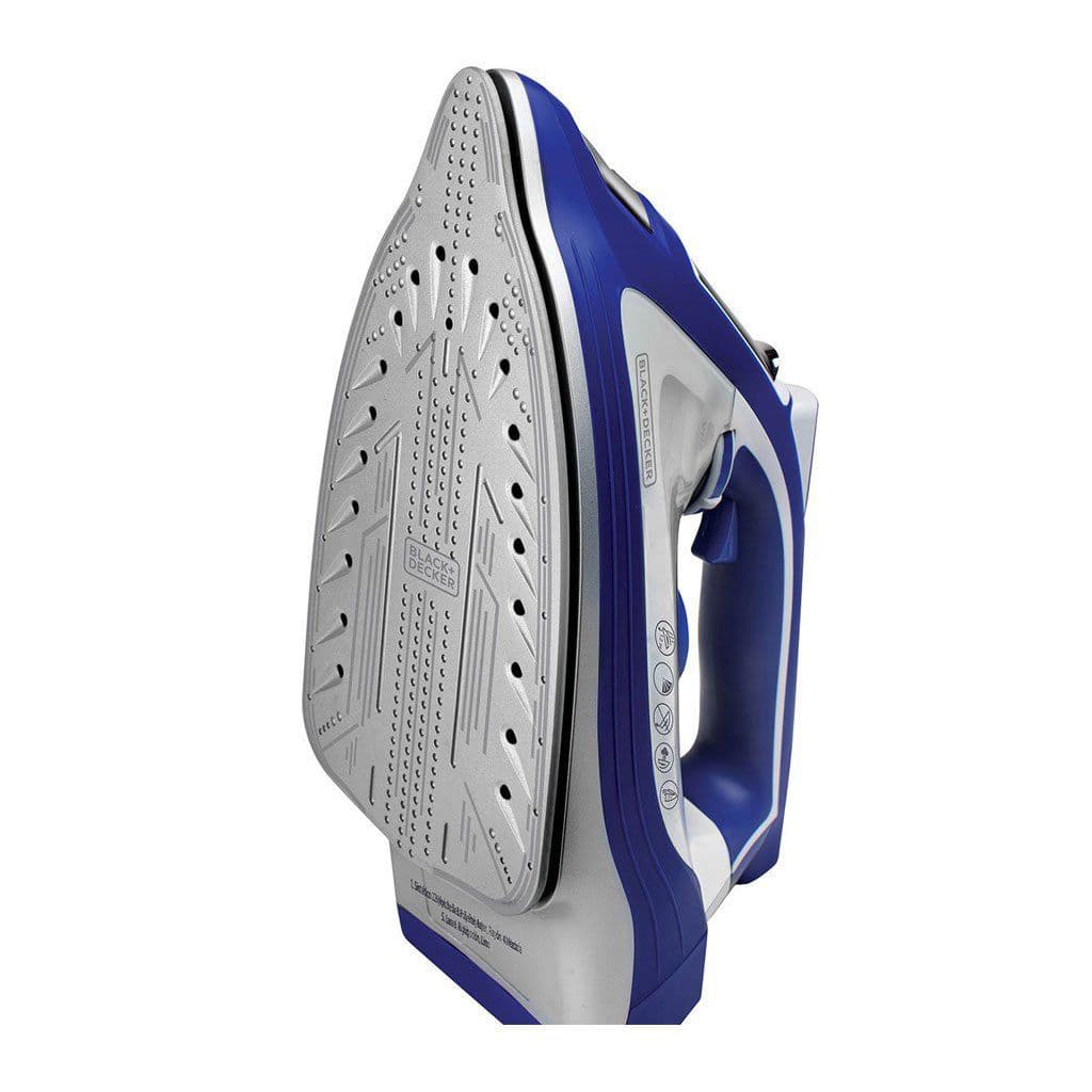 Black + Decker plancha de vapor suela ceramica resistente a golpes impact