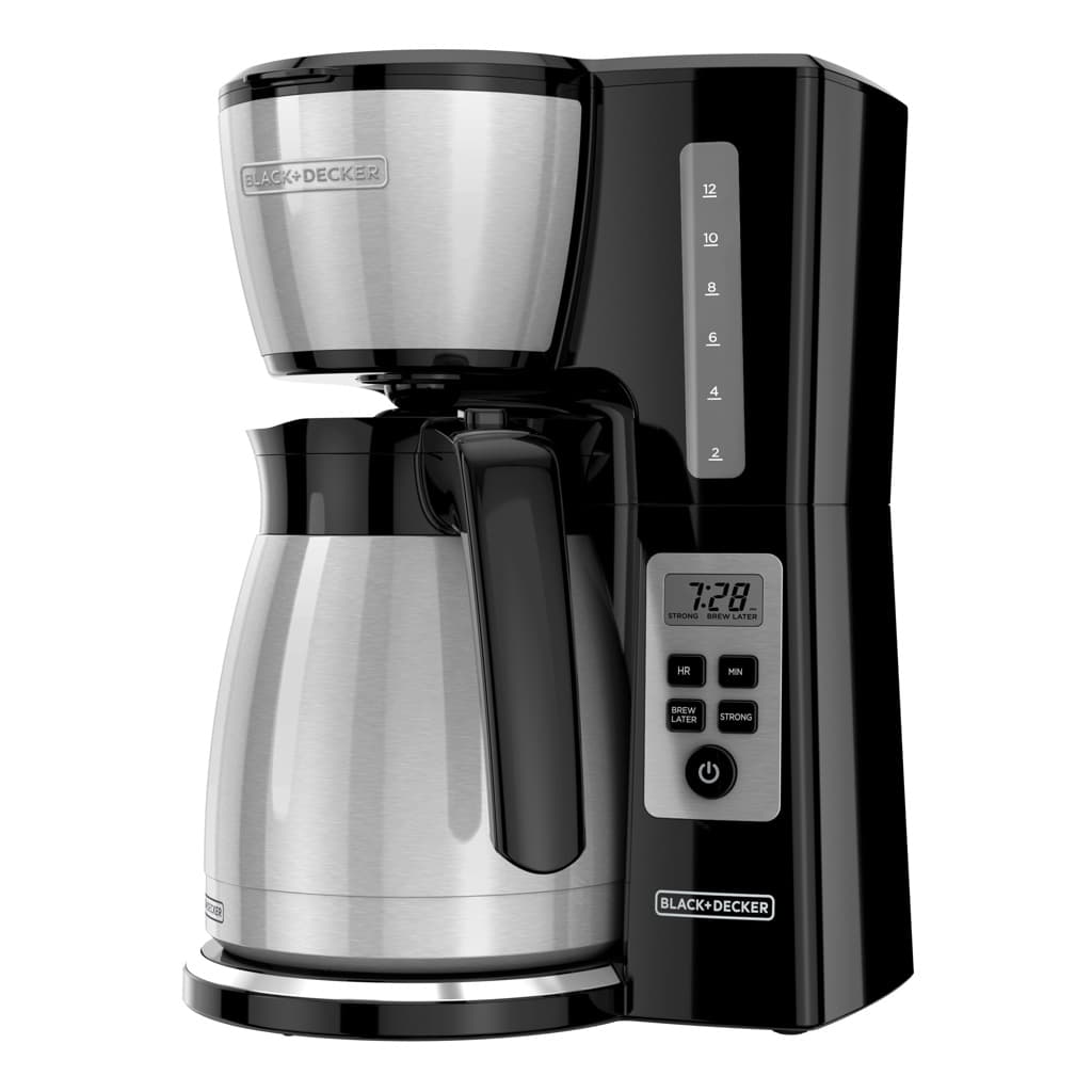 Black + Decker cafetera termica 12 tazas