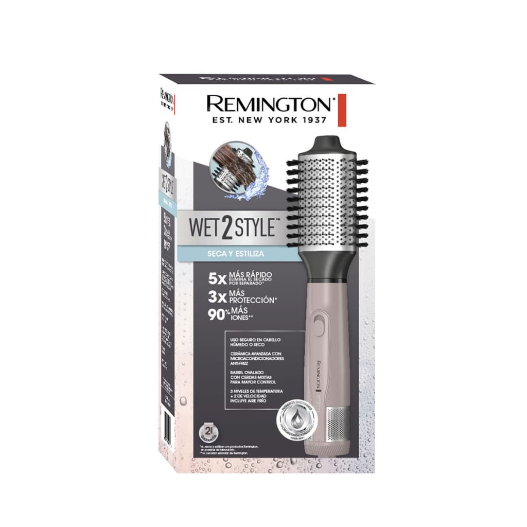Remington cepillo de aire ceramica anti-frizz AS15A (110)