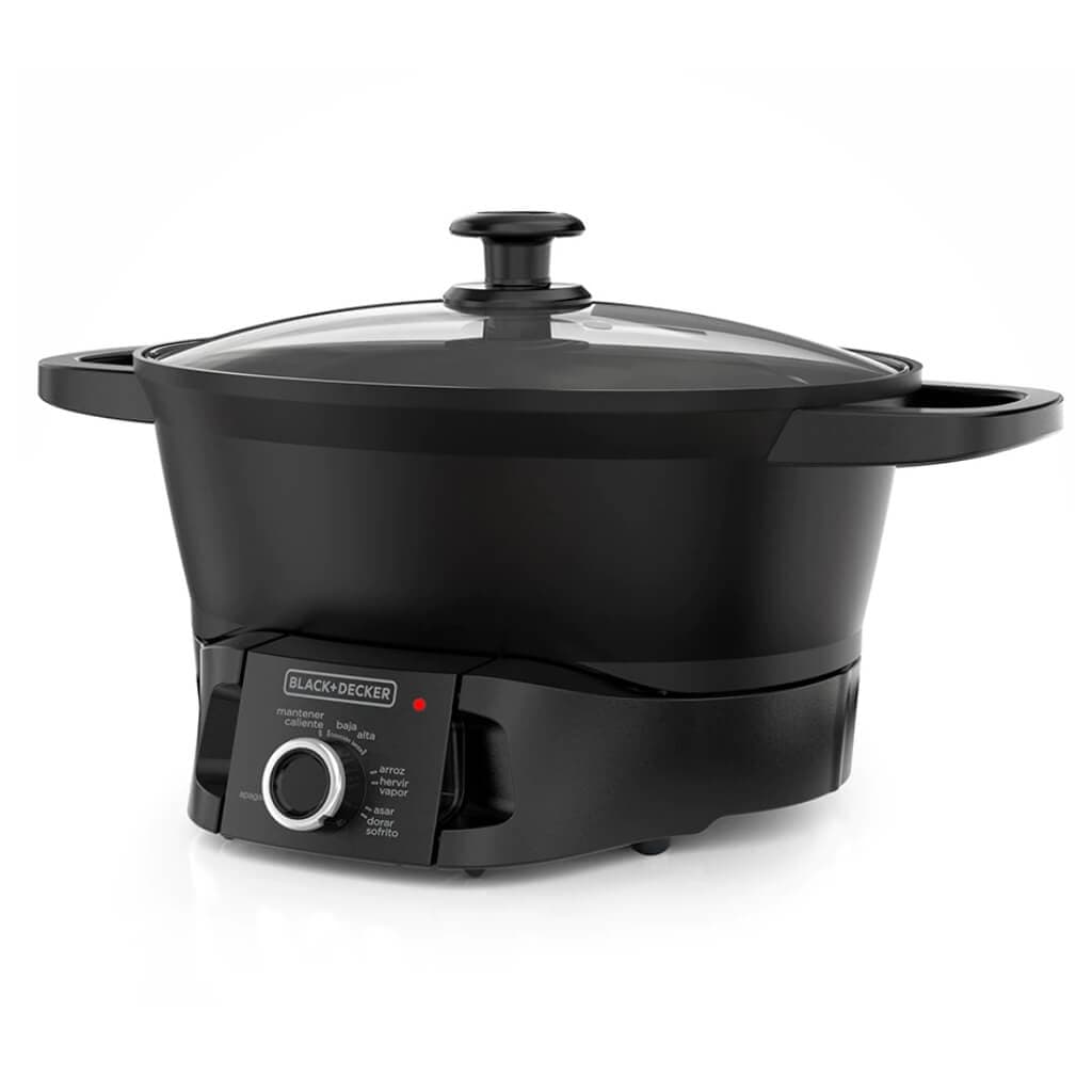 Black + Decker olla multiusos 5 en 1 capacidad 7 litros