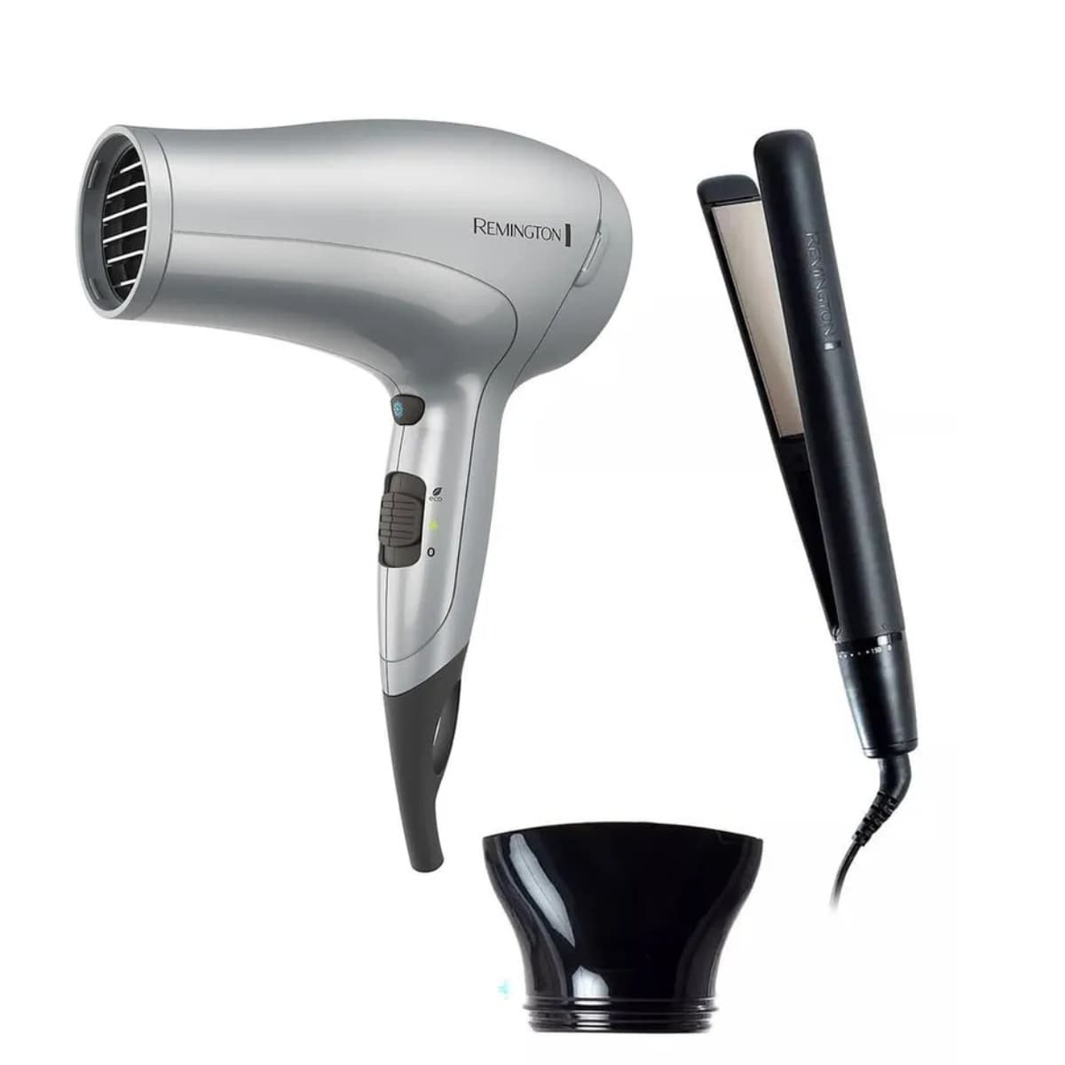 Remington combo secador + plancha de cabello titaniun