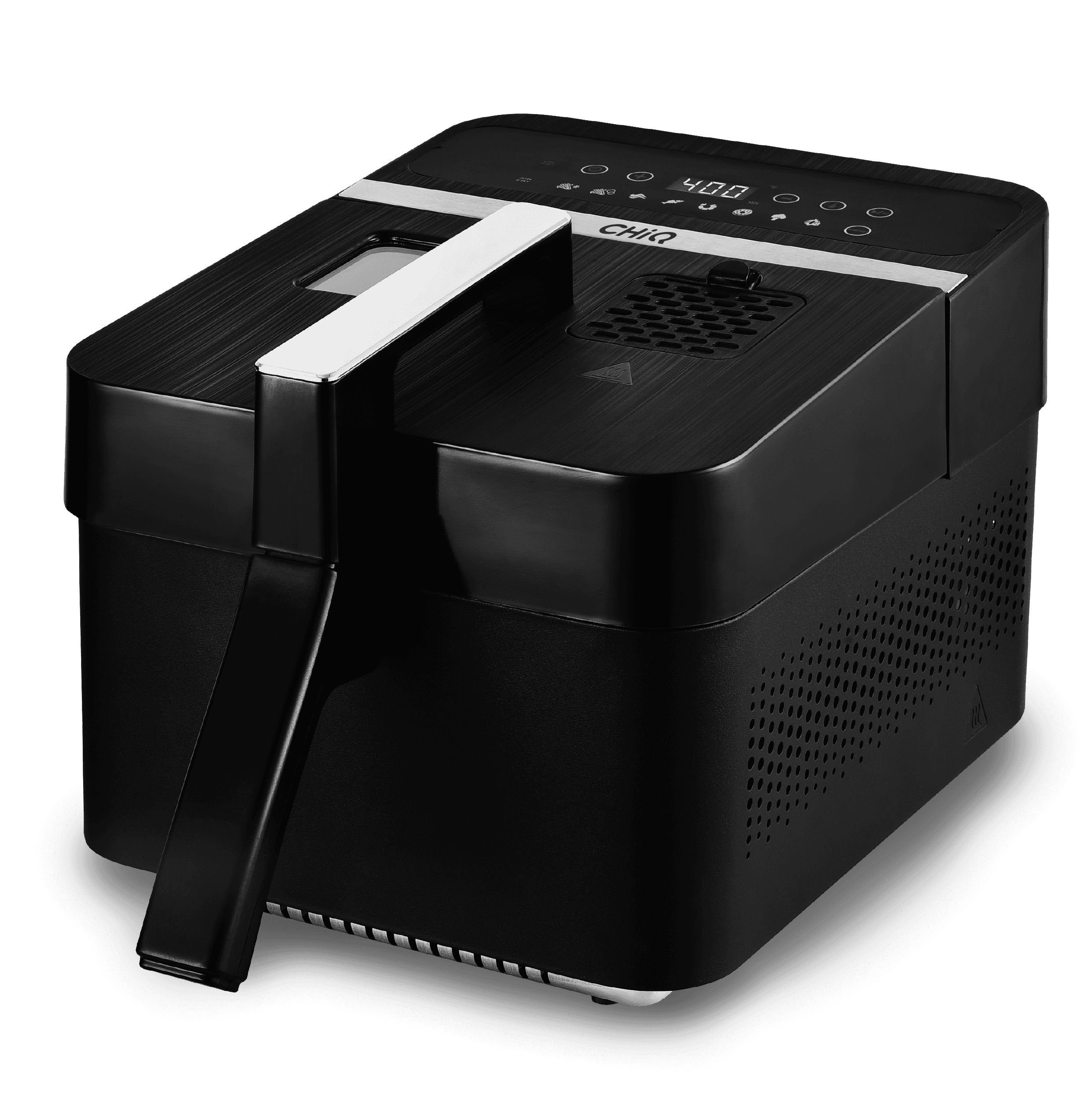 CHIQ freidora aire y aceite duo touch negra