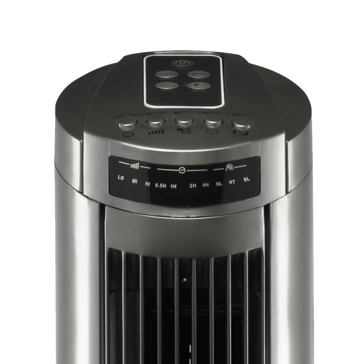 CHIQ ventilador de torre 33" temporizador negro con control remoto