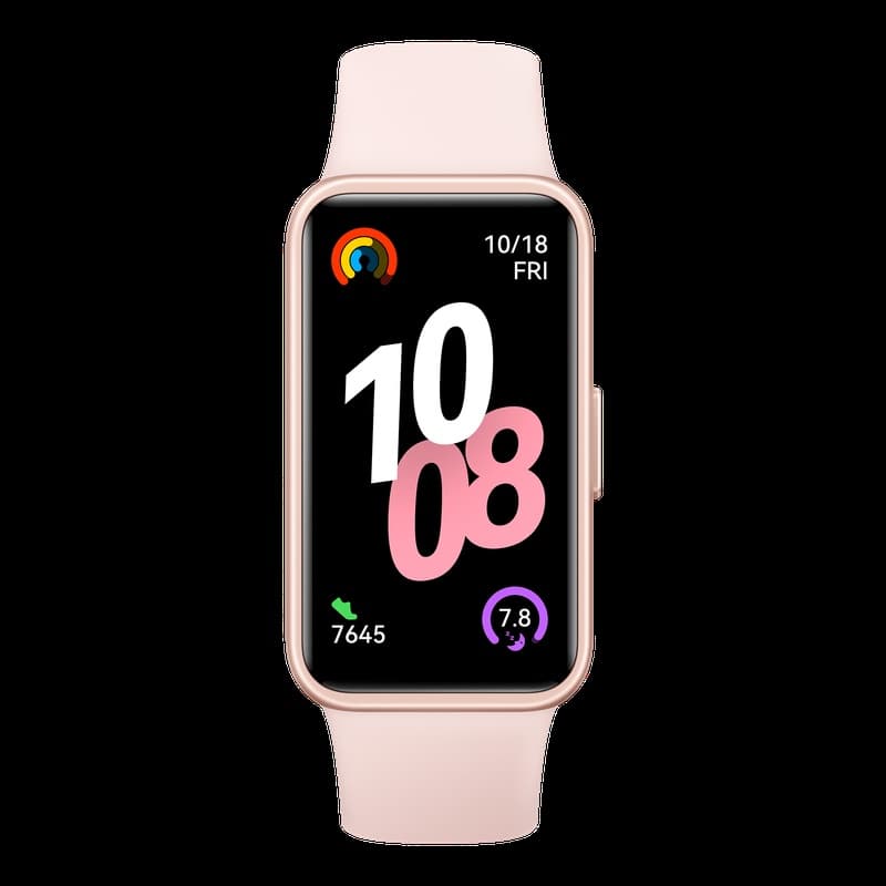 Huawei Band 10 cuerpo plástico rosado
