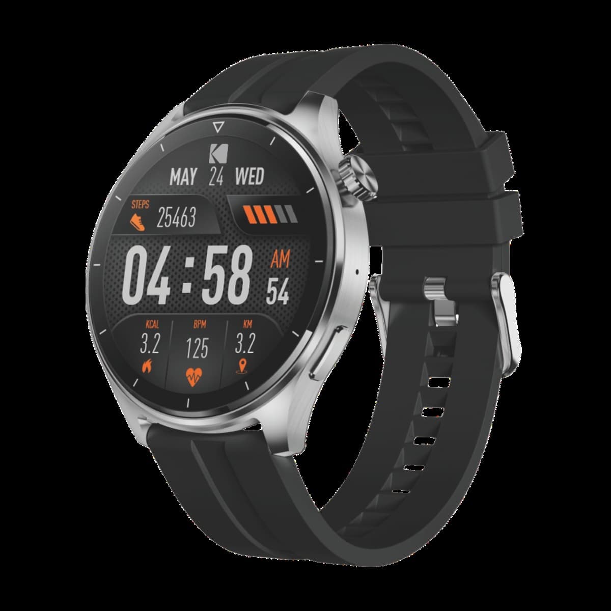 Kodak reloj inteligente SW7202 plateado 1,45" full touch