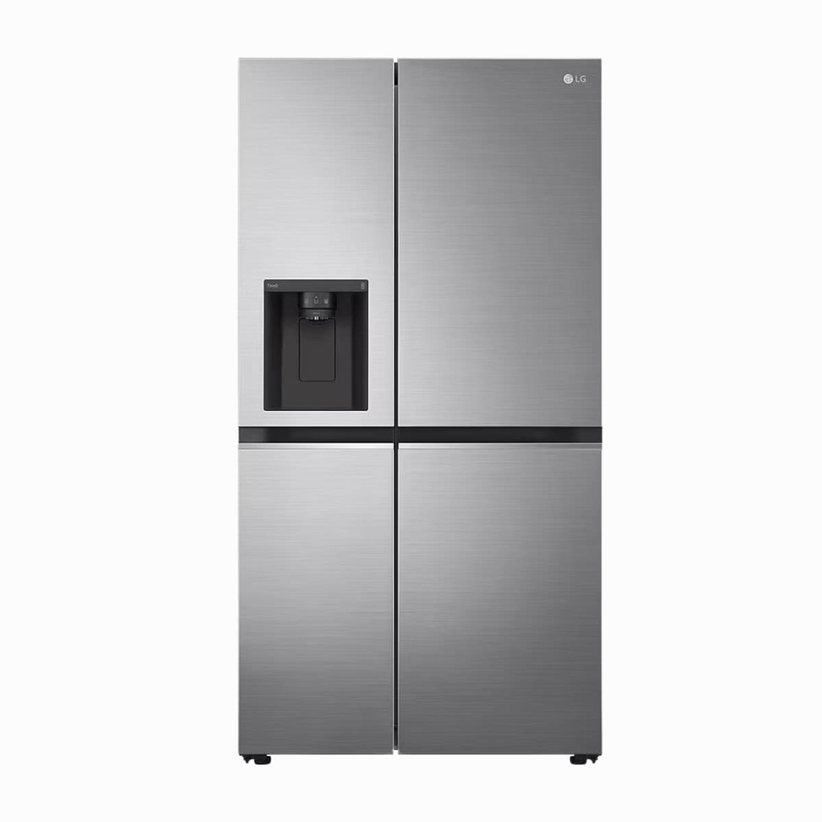 LG Refrigerador Side by Side 27 pies con dispensador color Plateado