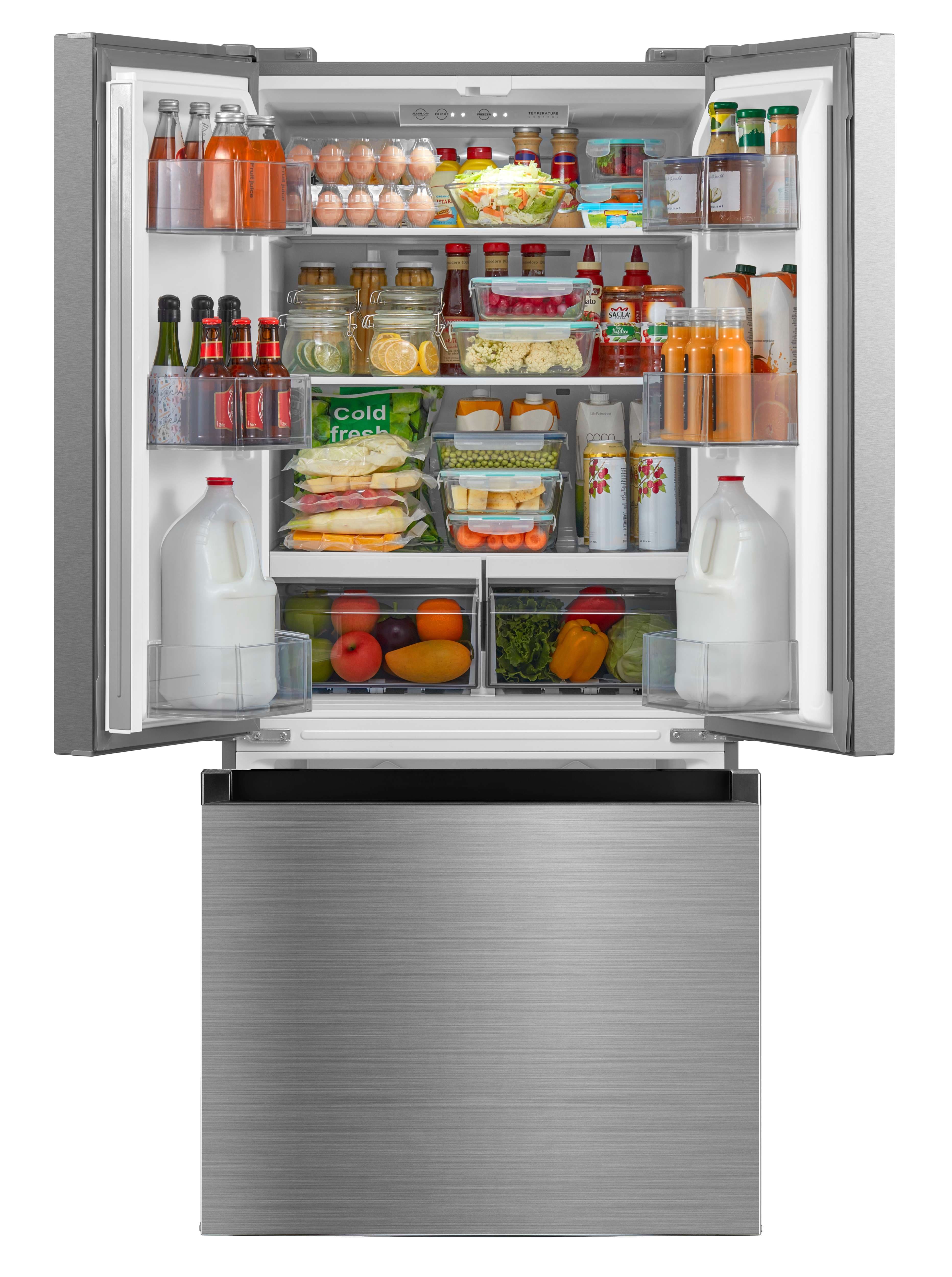 Midea Refrigerador French Door Inverter de 19 pies Plateado