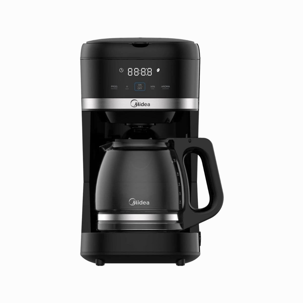 Midea Cafetera 12TZ digital negra