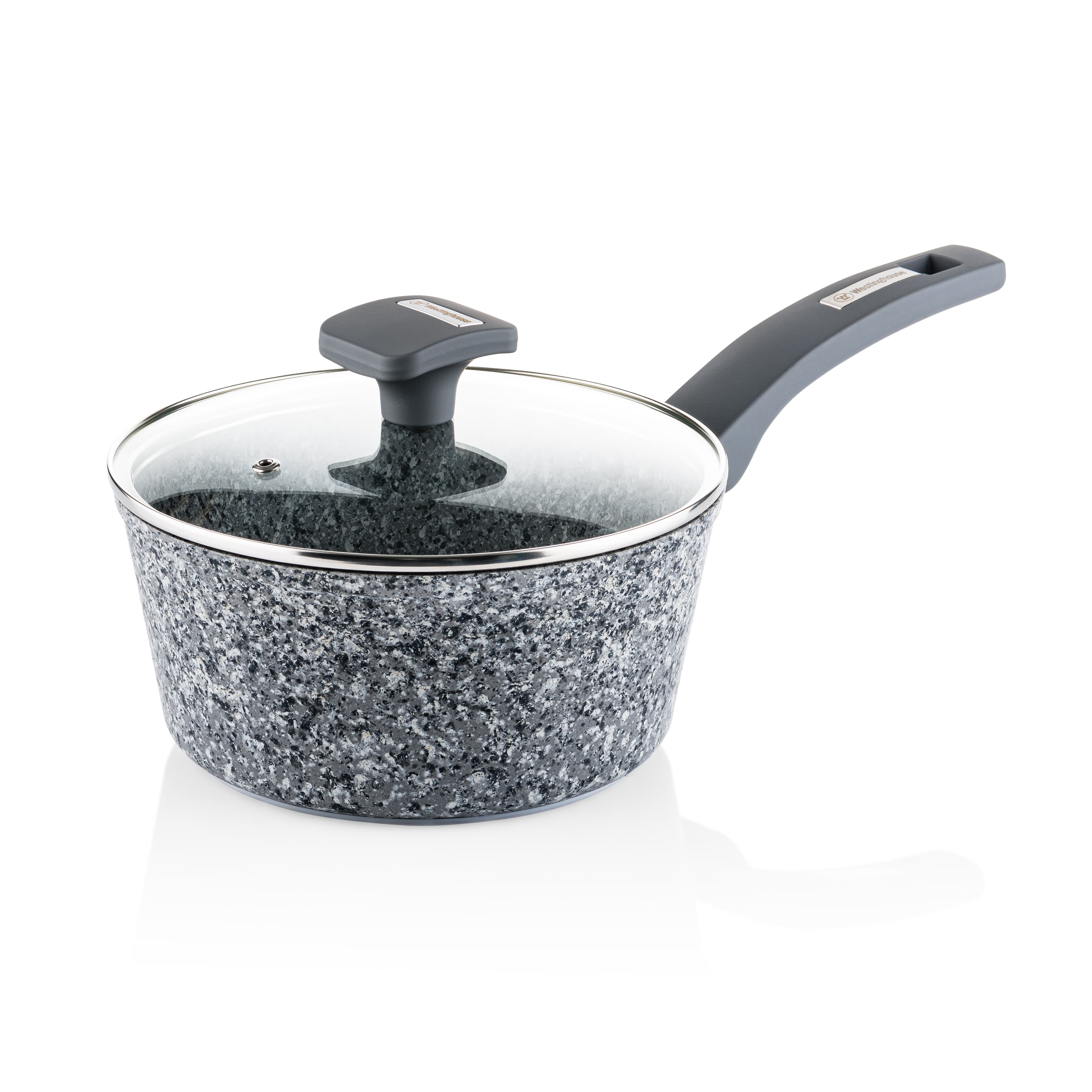 Westinghouse olla con tapa granito gris 20cm