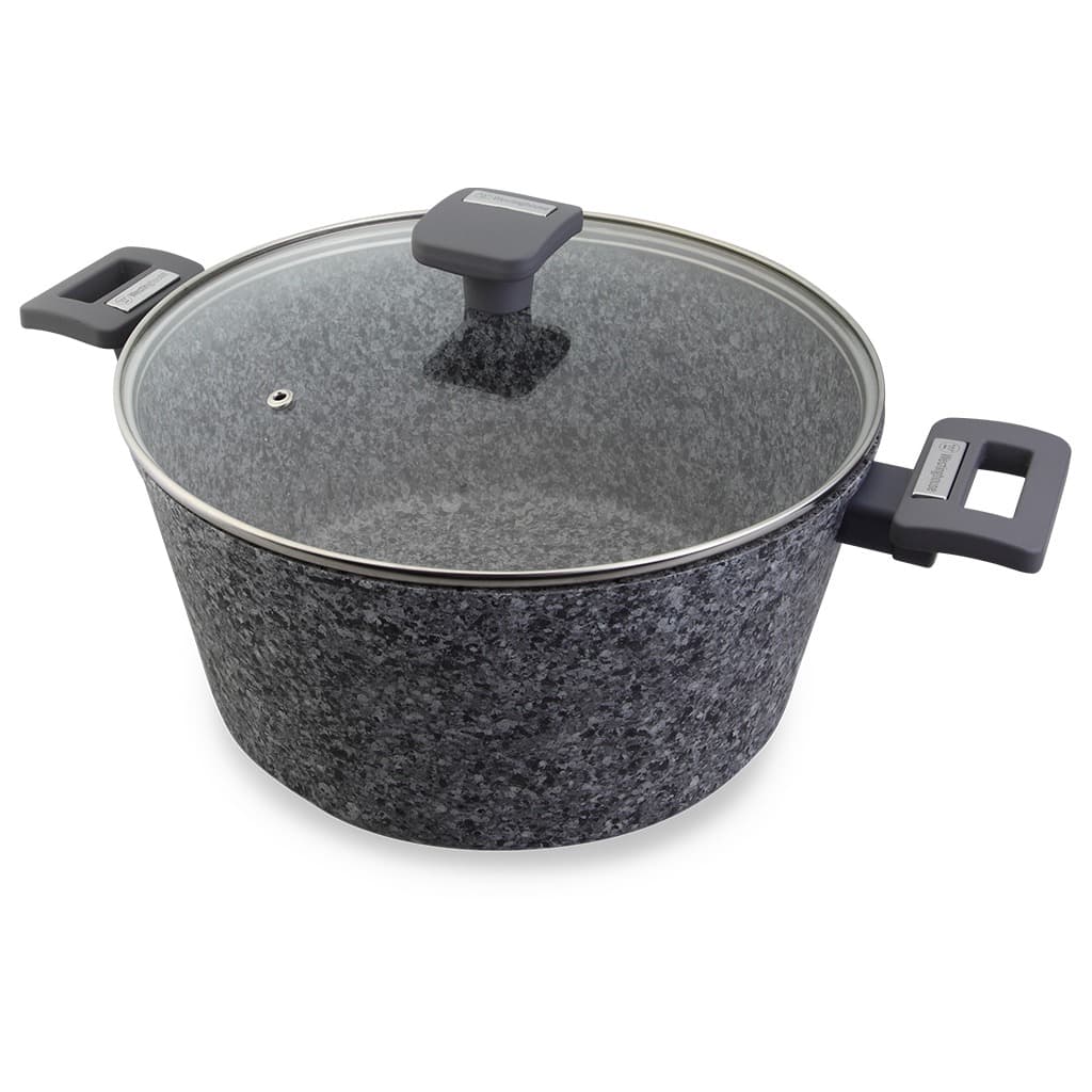 Westinghouse cacerola con tapa granito gris 28cm