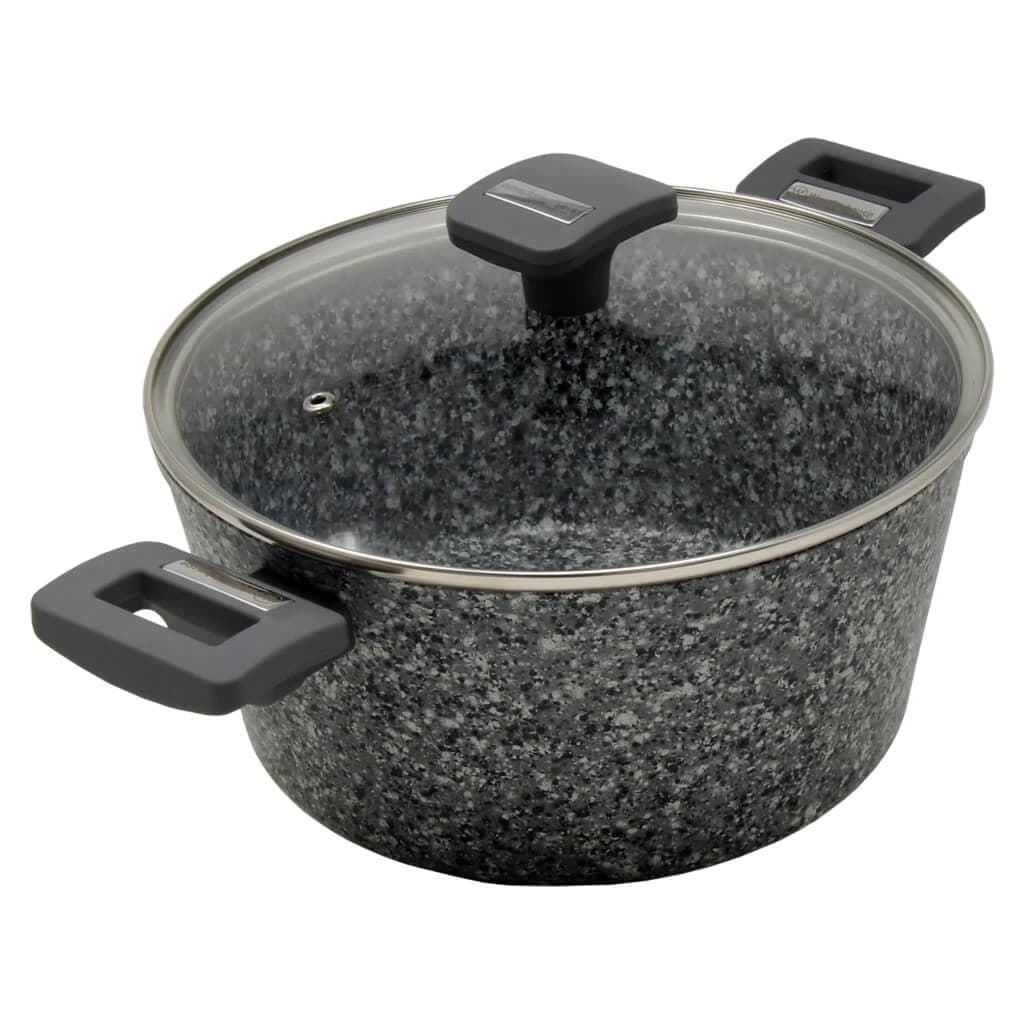 Westinghouse cacerola con tapa granito gris 28cm