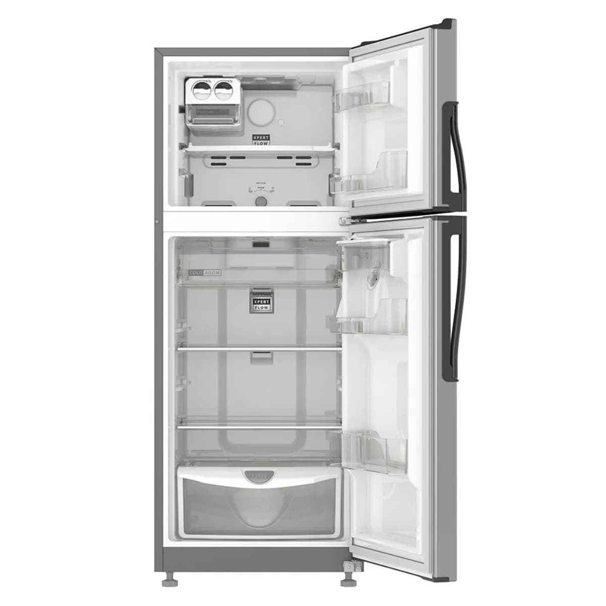 Whirlpool refrigerador 9 pies con dispensador acero inox.