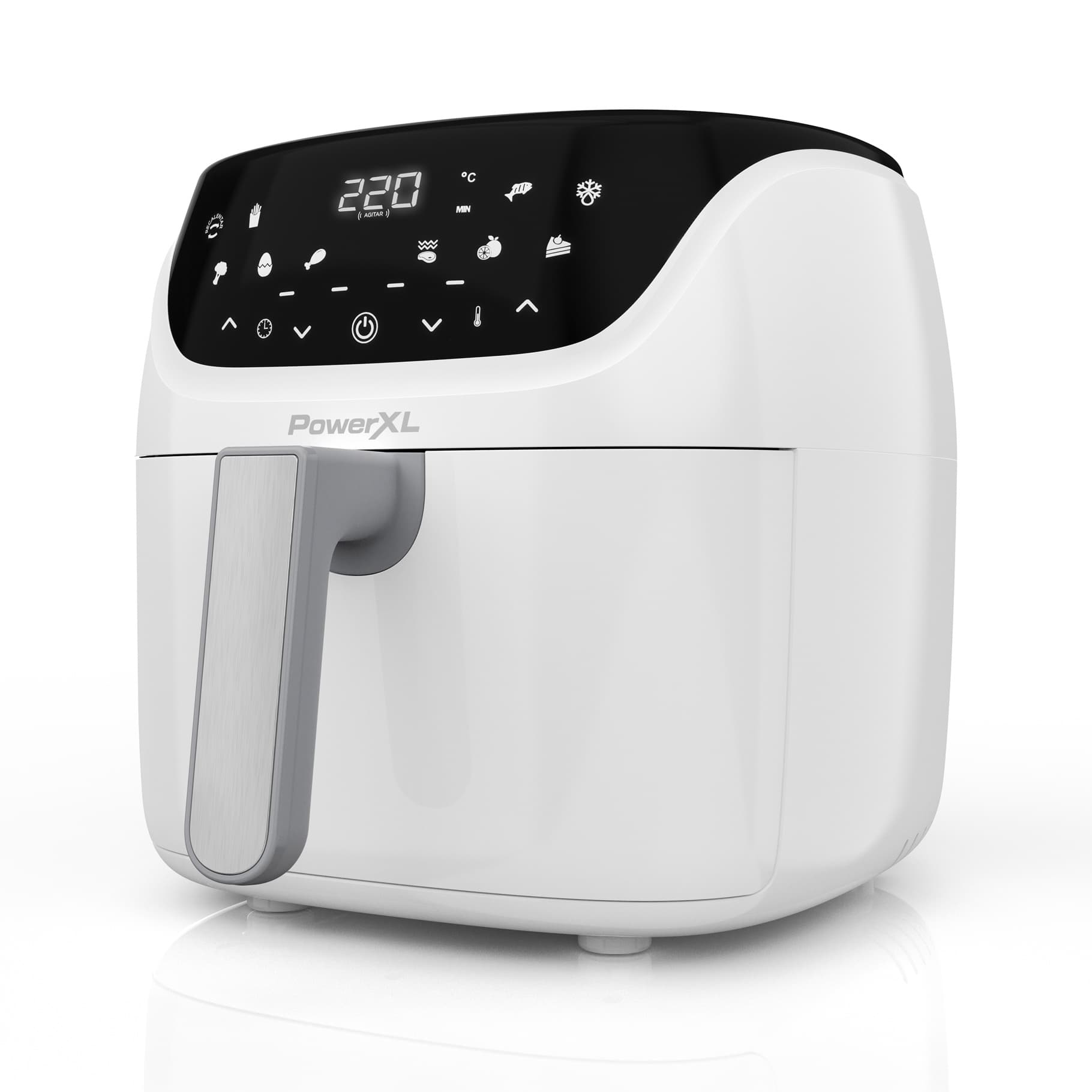 Power XL freidora de aire vortex digital 5.7L blanca